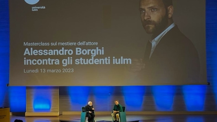 Alessandro Borghi in IULM